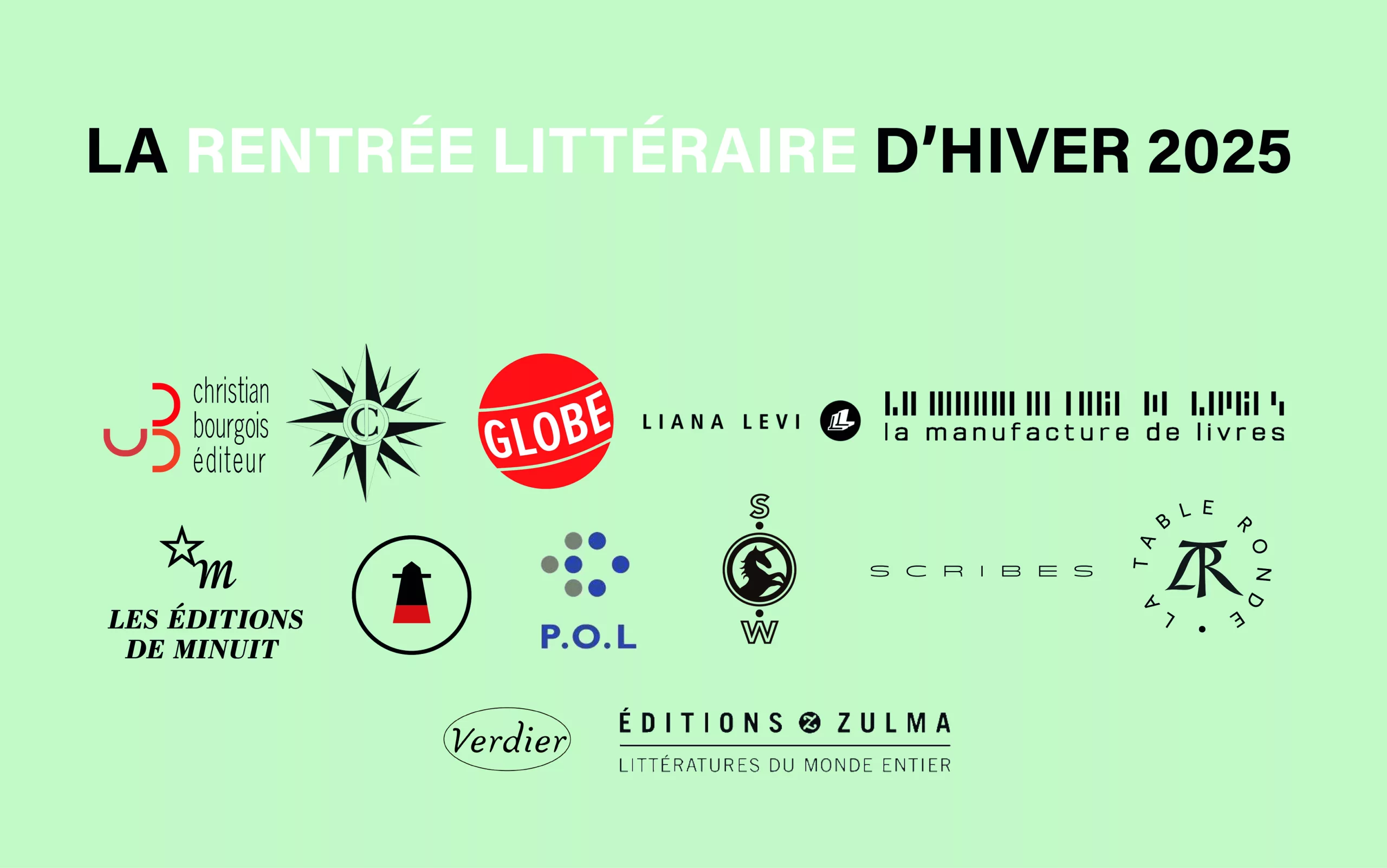 La rentrée littéraire d’hiver 2025
