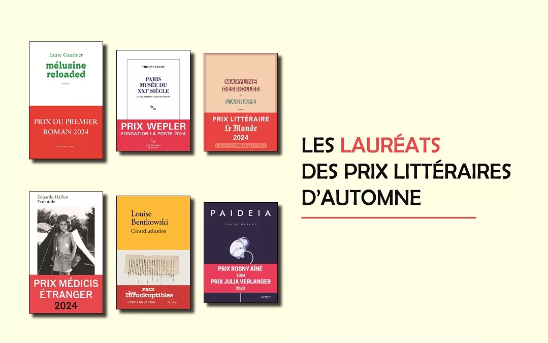 Les lauréats des prix littéraires d’automne