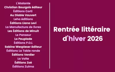Découvrez la rentrée littéraire d’hiver 2026 !