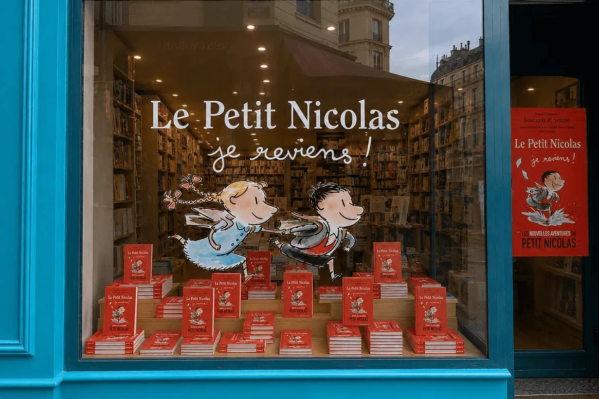 Le Petit Nicolas vitrine librairie