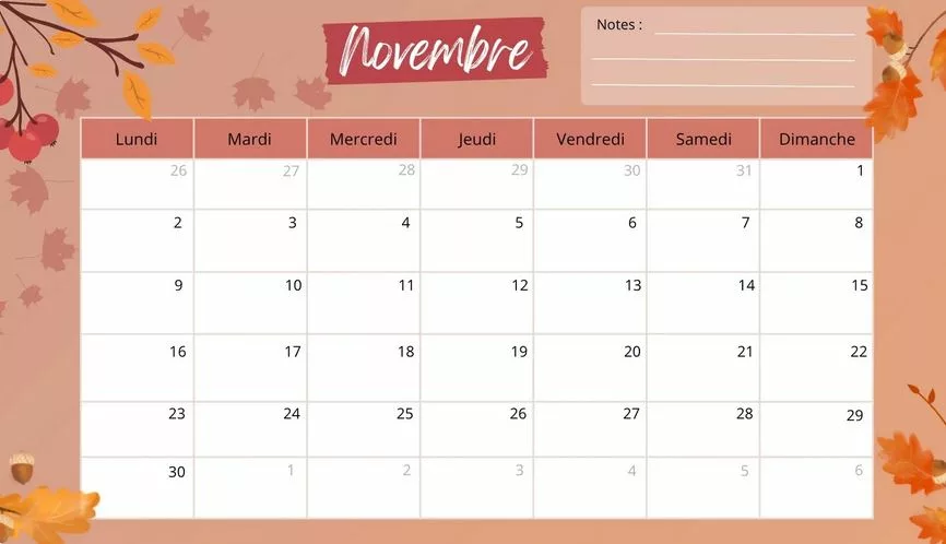 NOVEMBRE 2026 SITE